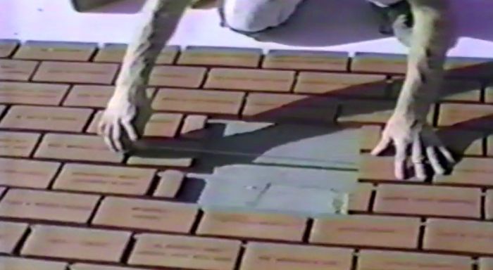 Bricks installed, 1992