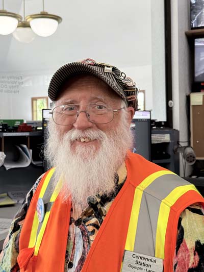 Noel Nordquist, OLW Amtrak Depot President
